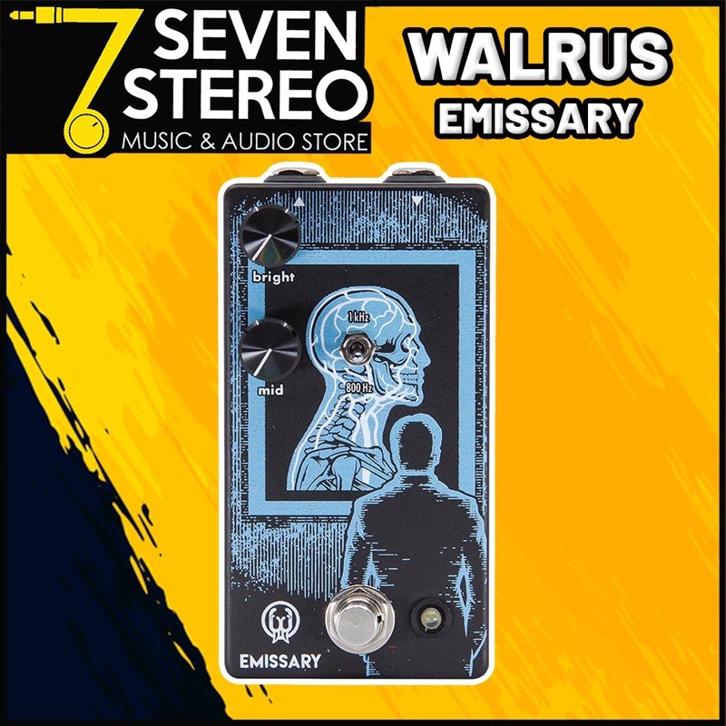 Walrus Audio Emissary Parallel Boost Guitar Effects Pedal