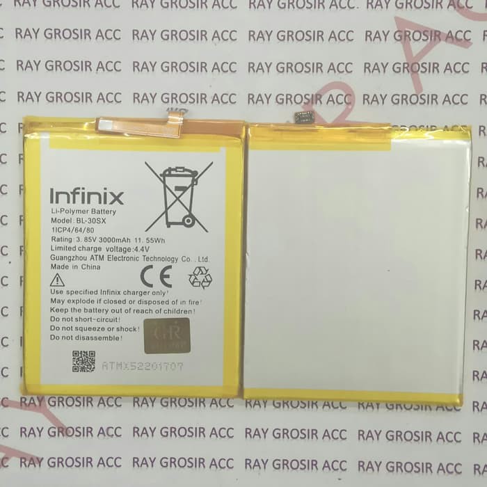 Baterai Original Infinix BL-30SX BL 30SX S2 S2 Pro X522