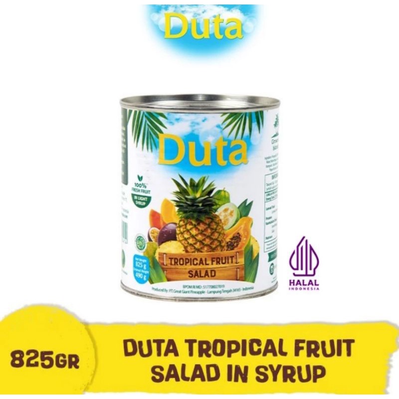 duta tropical fruit salad in syrup 825 gr buah kaleng