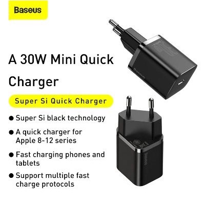 Baseus Super Si Quick Charger 1C 30W EU Original