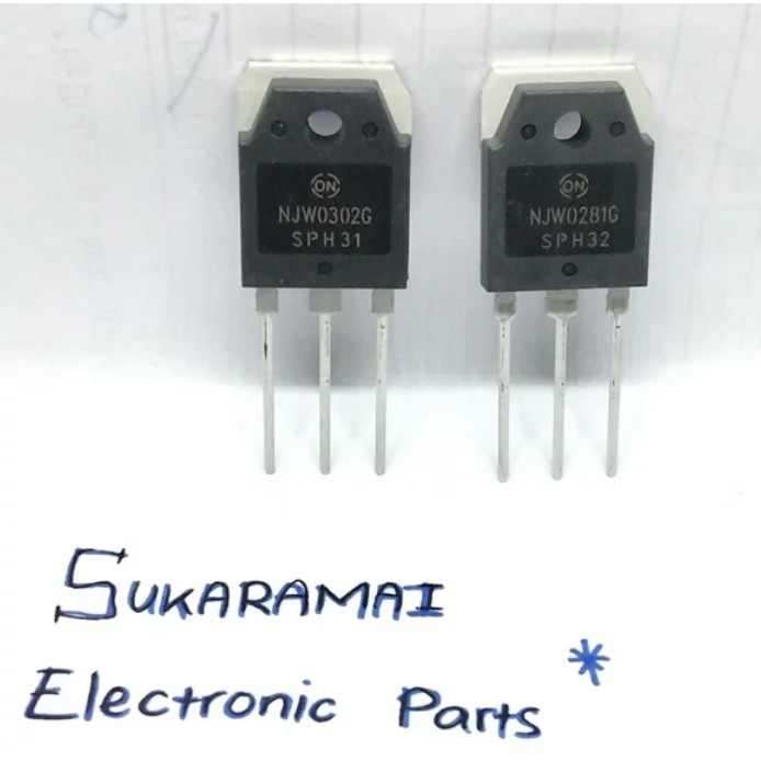TRANSISTOR NJW0302G NJW0281G / NJW 0302G NJW 0281G / NJW0302 NJW0281 SET