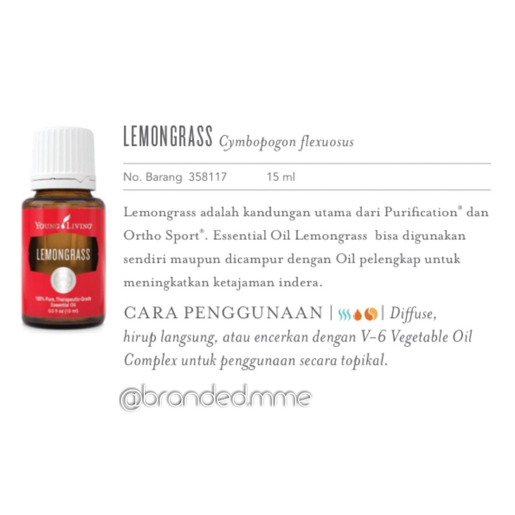 Lemongrass Young Living Essential Oil