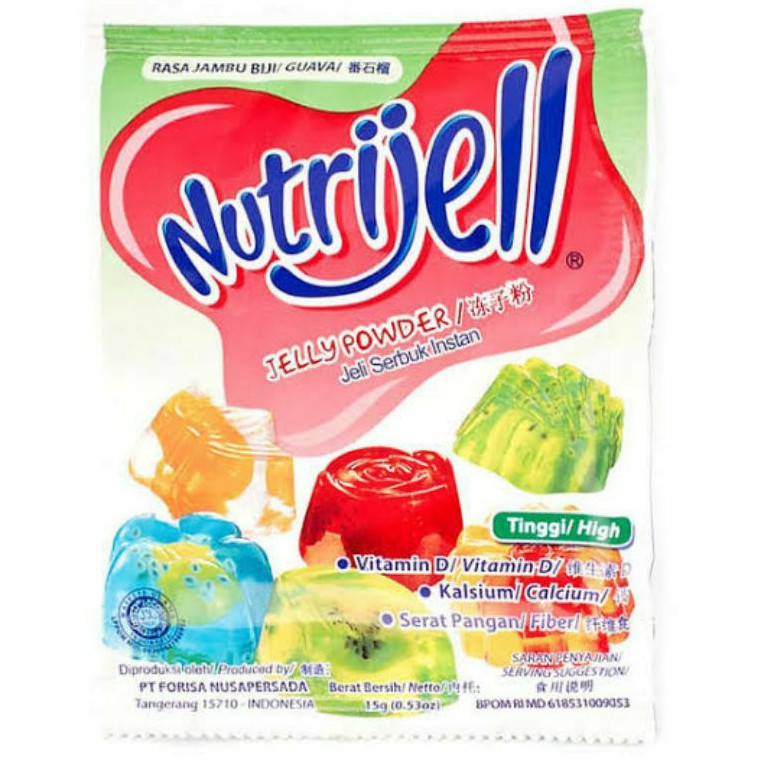 

NUTRIJELL JAMBU BIJI / GUAVA 15gr