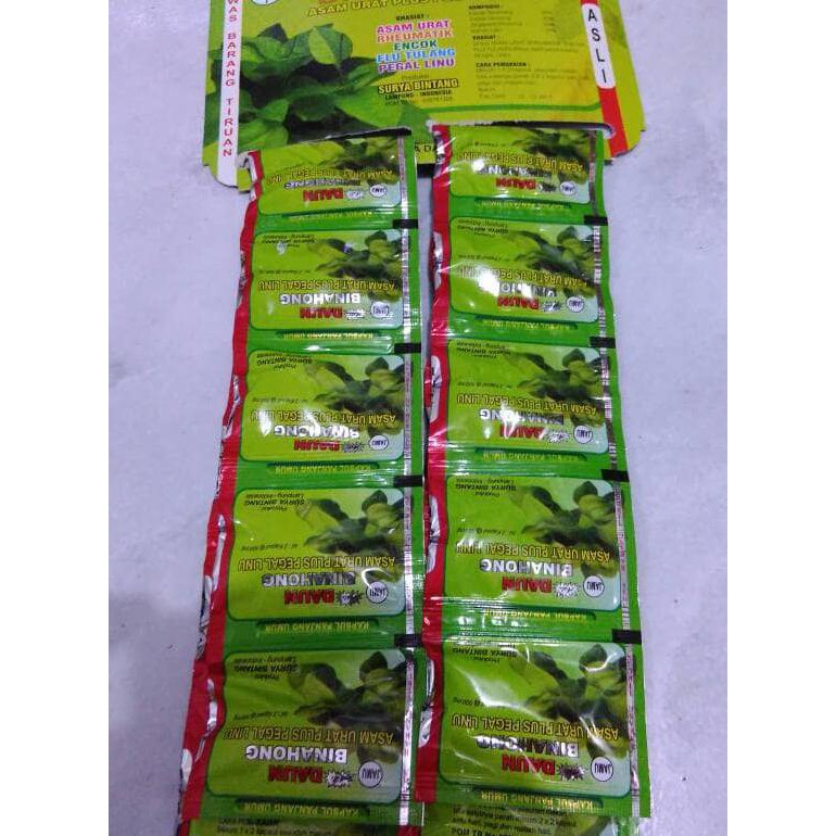 KAPSUL DAUN BINAHONG RENCENGAN SACHET ASLI