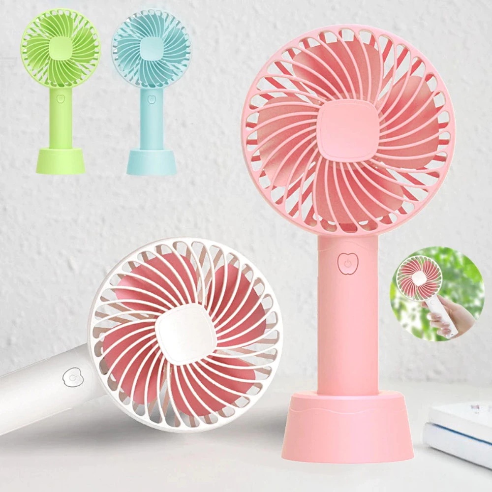 Kipas Angin Mini Portable Rechargeable 2200 mah Fan Kipas Portable Murah 3 Speed Adjustment With Battery