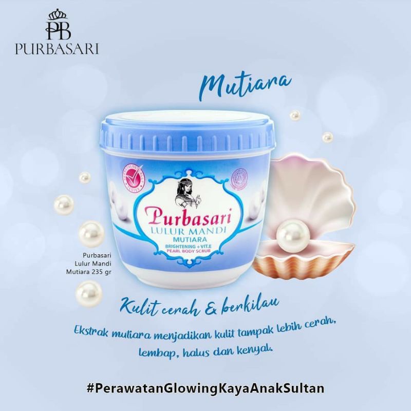 Purbasari Lulur Mandi | Purbasari Body Scrub 235ml