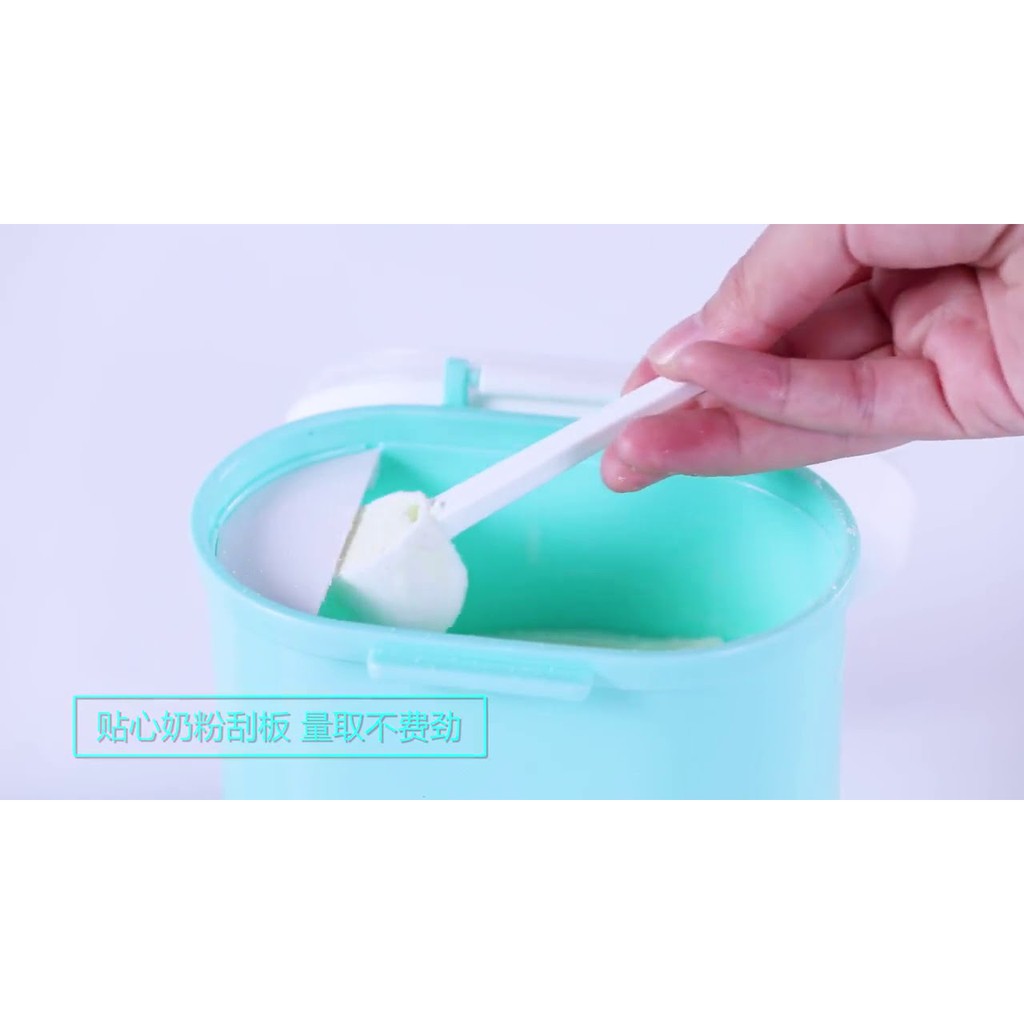 Tempat Susu Bubuk Bayi Portable Sealed Size L/Kotak Snack Biskuit 400g Toples Susu