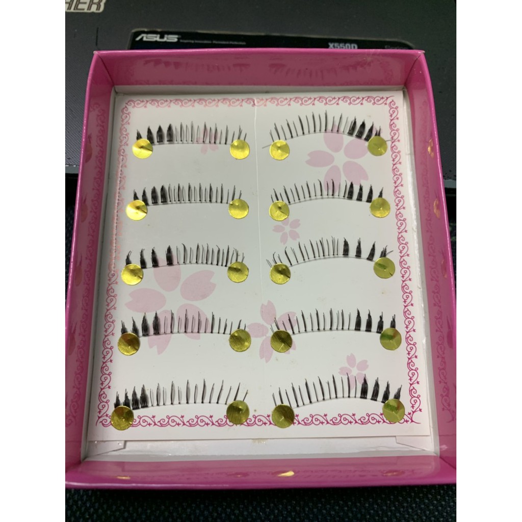 (BOW) Bulu Mata Palsu False Eyelashes Bawah Kotak Pink (W17,W16,W15,W09,505,W11,W05)