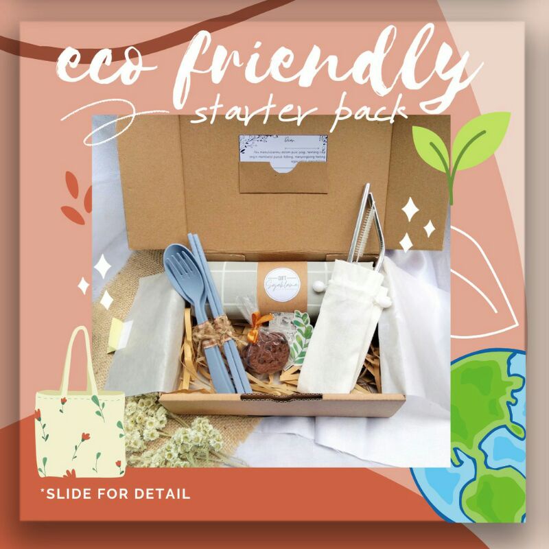 

Eco Friendly Starterpack GIFT BOX BIRTHDAY | WISUDA | ANNIVERSARY