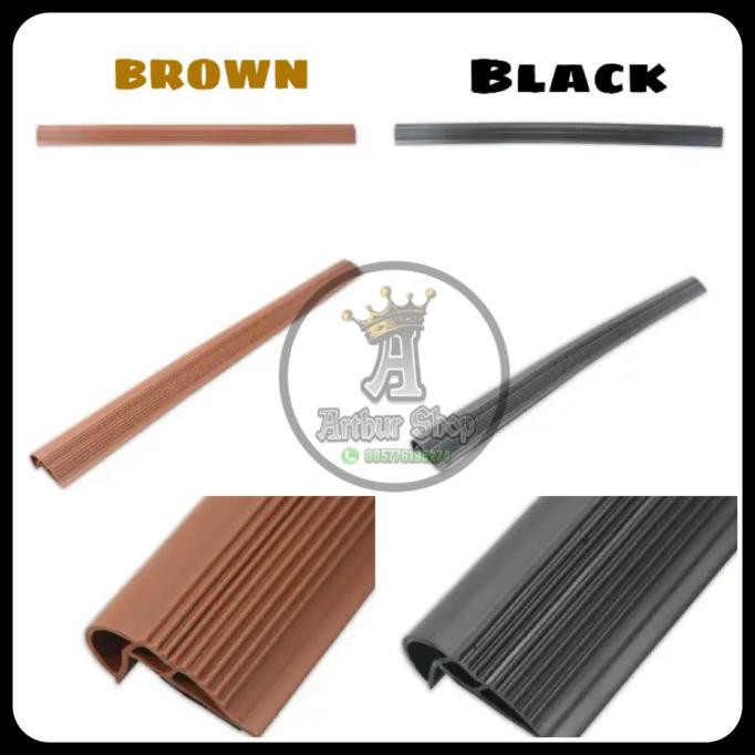 Monggo] Anti Slip Tangga / Pelindung Karet Anak Tangga / Step Nosing Karet