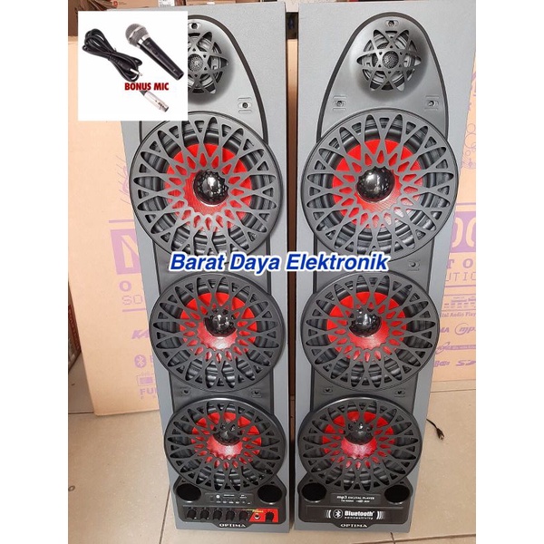 Speaker Aktif Optima 3 Speaker Optima N-900 Speaker Active FM Radio - Bluetooth Speaker Bluetooth Speaker Karaoke