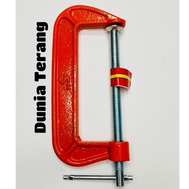 Catok C 5'' 5inch  BISON LightDuty - C Clamp Catok Jepit Kayu 125mm G G Clamp