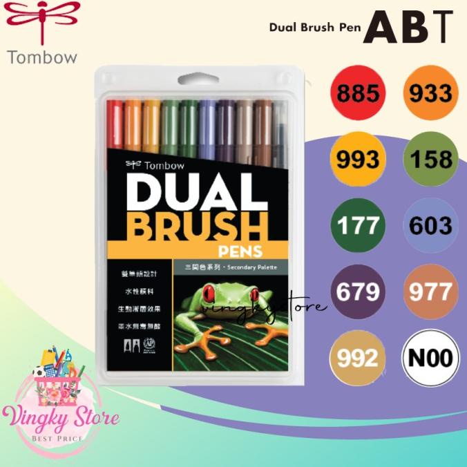 

[[COD]] Dual Brush Pen Tombow Secondary Pallete isi 10pc HEMAT Kode 1478