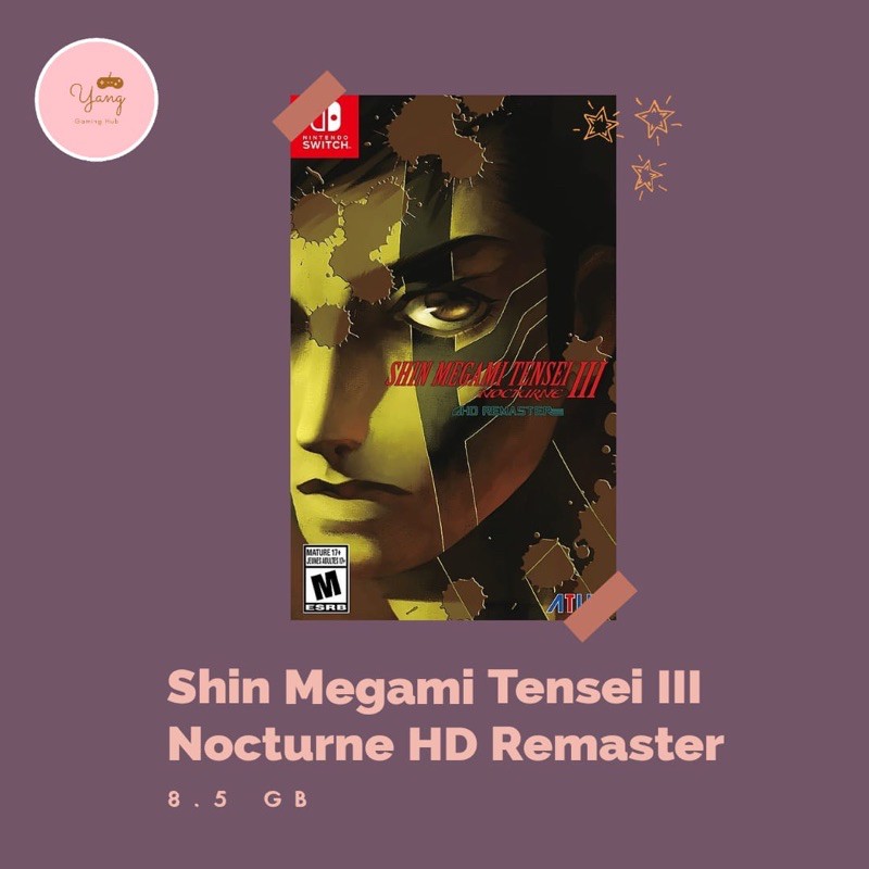 Shin Megami Tensei III 3 Nocturne HD Remaster Nintendo Switch