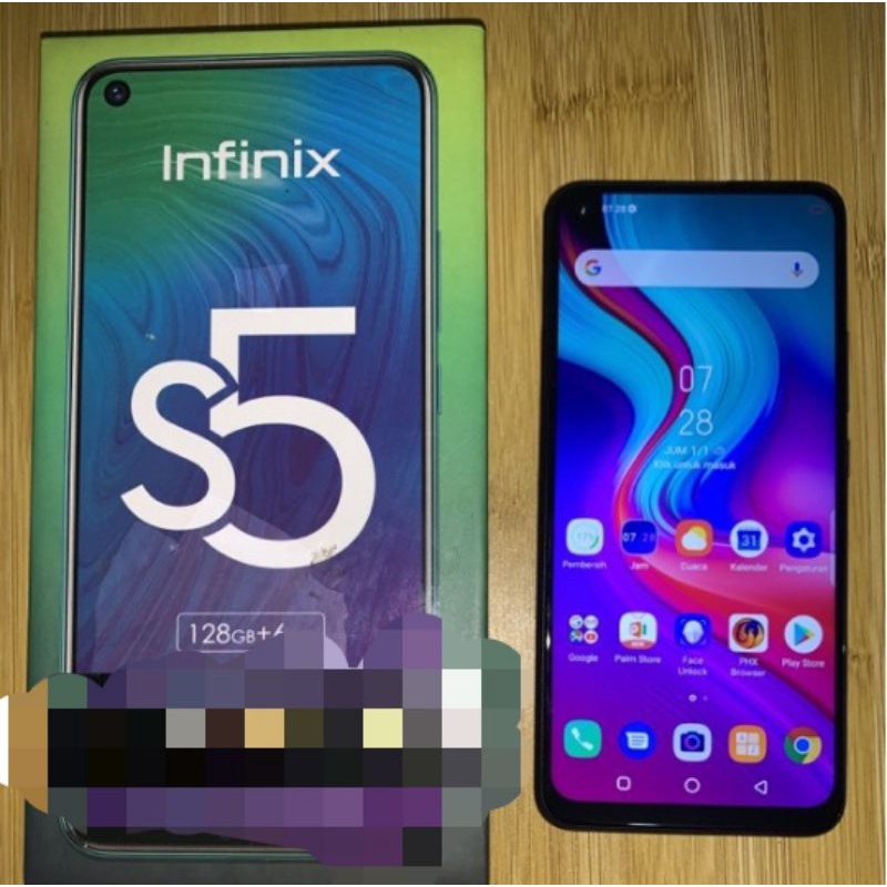 infinix s5 6/128 hp murah kualitas bagus