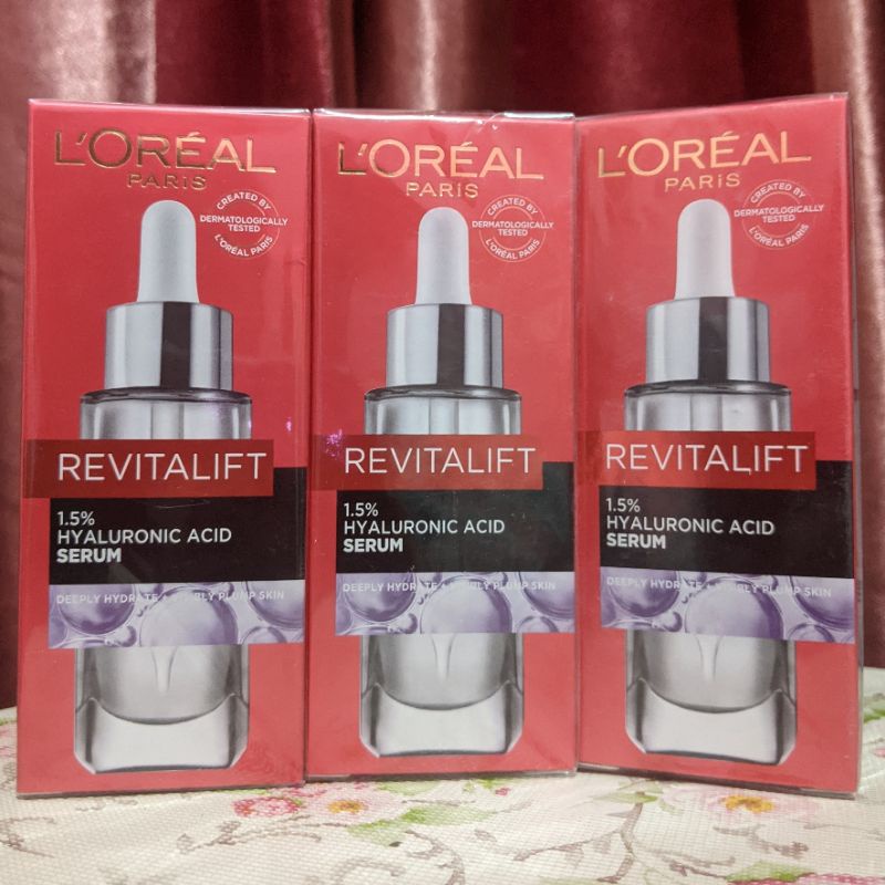 [PROMO] NEW L'Oreal Revitalift Hyaluronic Acid Serum Skin Care Original Essence Loreal Paris