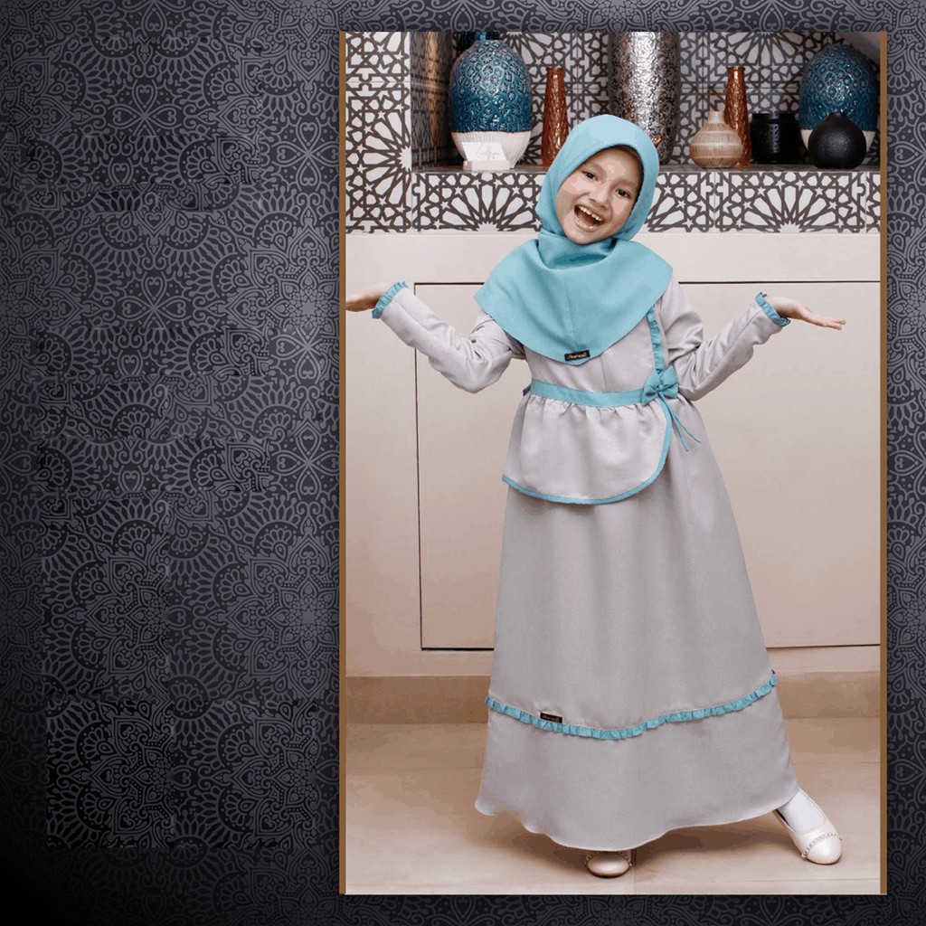GAMIS ANAK ETHICA ELFA 156 SOFT GREY