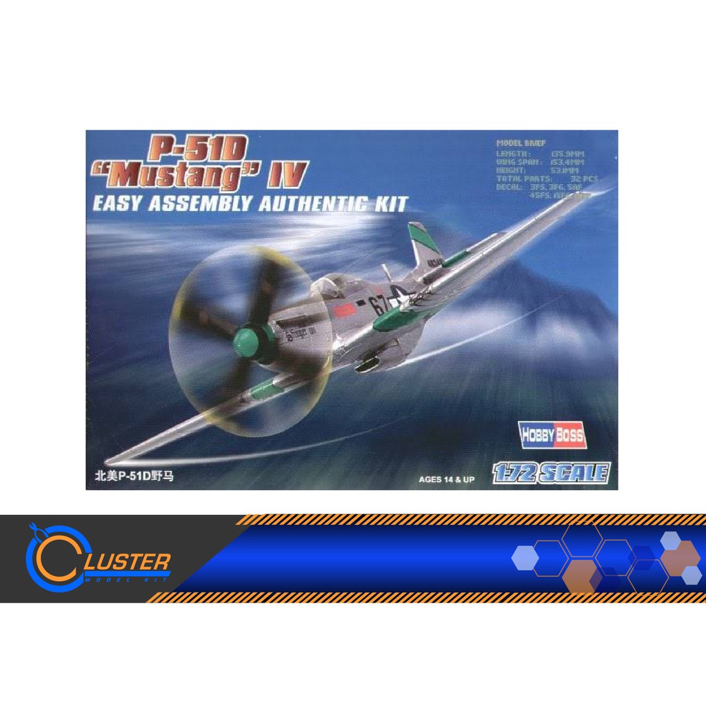 Scale 1/72 P-51 D Mustang IV