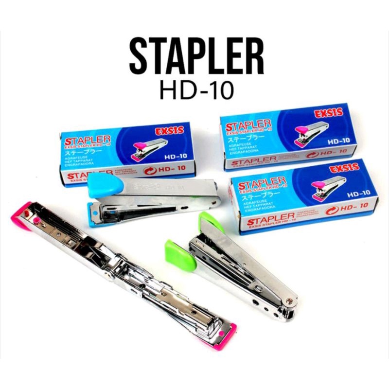 BLESSHOP Staples Stapler Jepretan Kertas Gantungan Kunci Staples