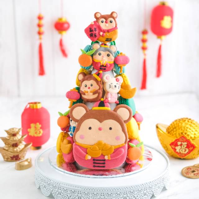 

Tower Chinese Year(pilih tema: tikus,classic,disney,hello kitty)