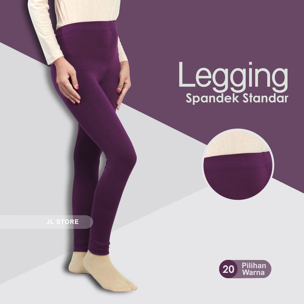 Celana Legging Bahan Spandek Muat utk ukuran M L dan XL