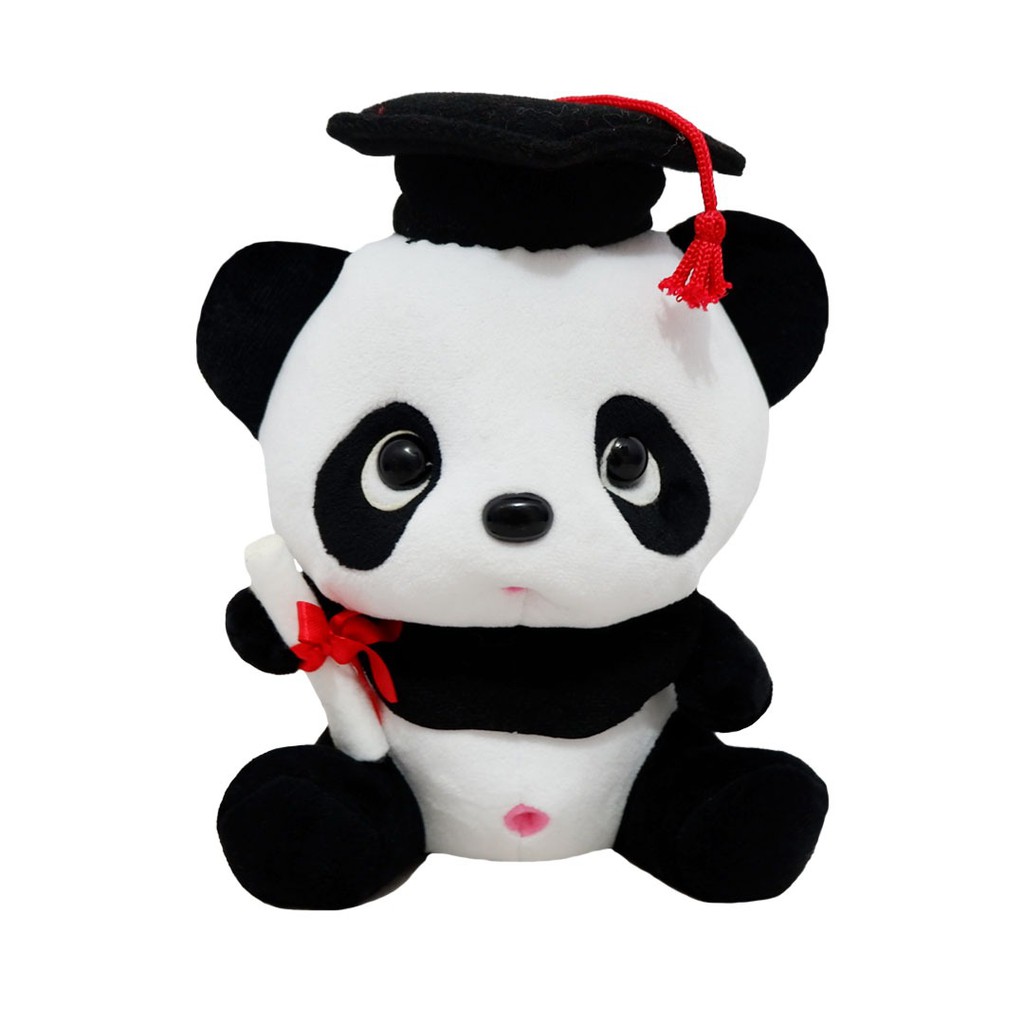 Boneka Wisuda Istana Boneka Panda Bim-Bim Toga bucket bucket graduation lulus sempro mini