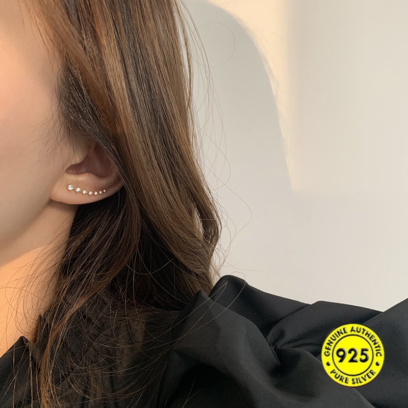 Anting Stud Model Rumbai Panjang Untuk Wanita