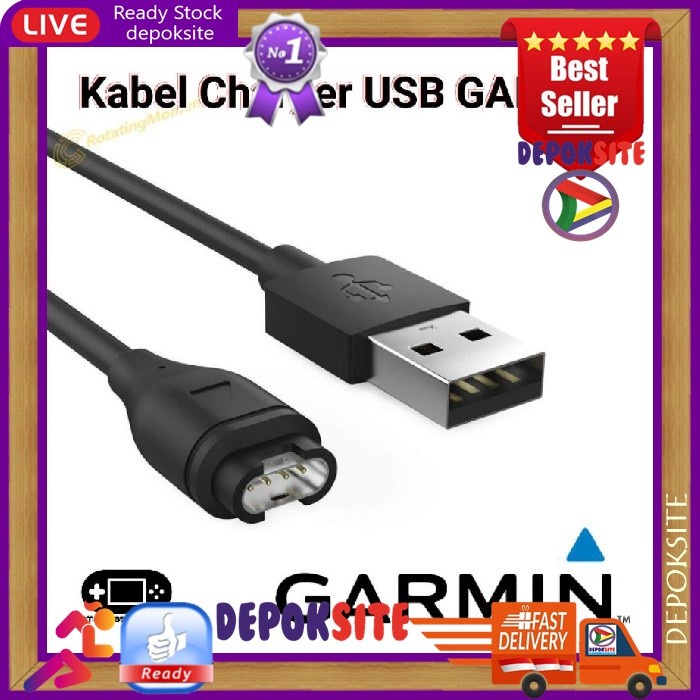 USB Charging Data Charger Forerunner 45 Cord For Garmin Forerunner 45 / 245 / 945