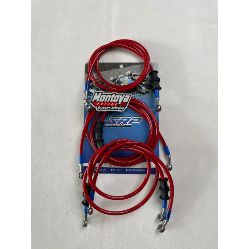 Selang Rem Srp Xmax Merah Solid
