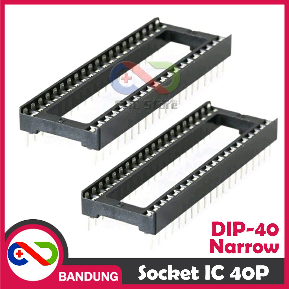 SOCKET SOKET IC DIP-40 DIP40 40P 40 NARROW