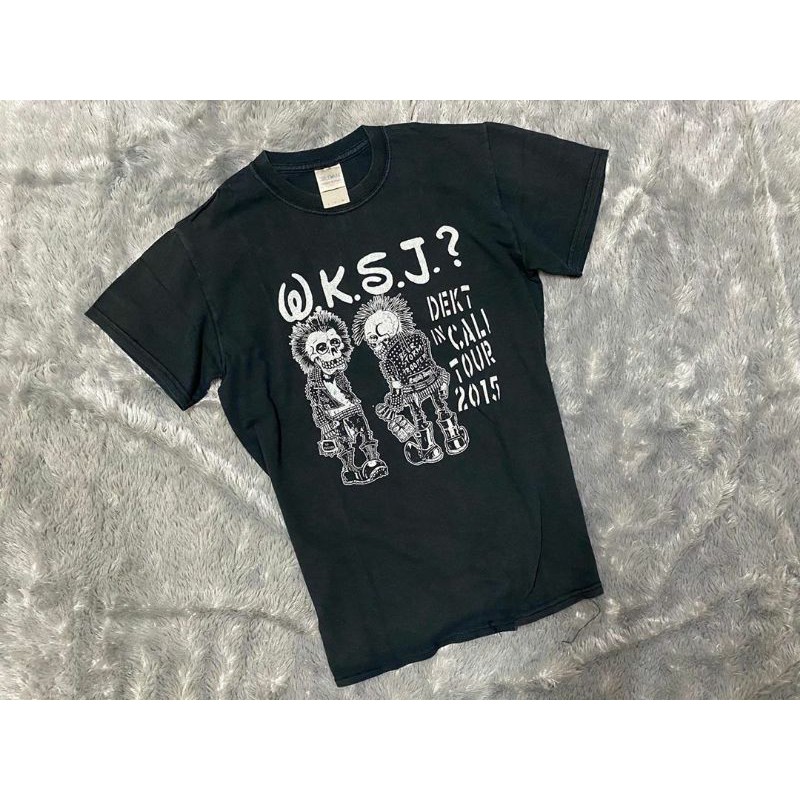 kaos band vintage bekas original wksj
