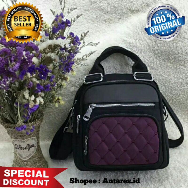 Original Tas Wanita Import Ransel Jinjing &amp; Selempang CHIBAO High QUALITY SUPER