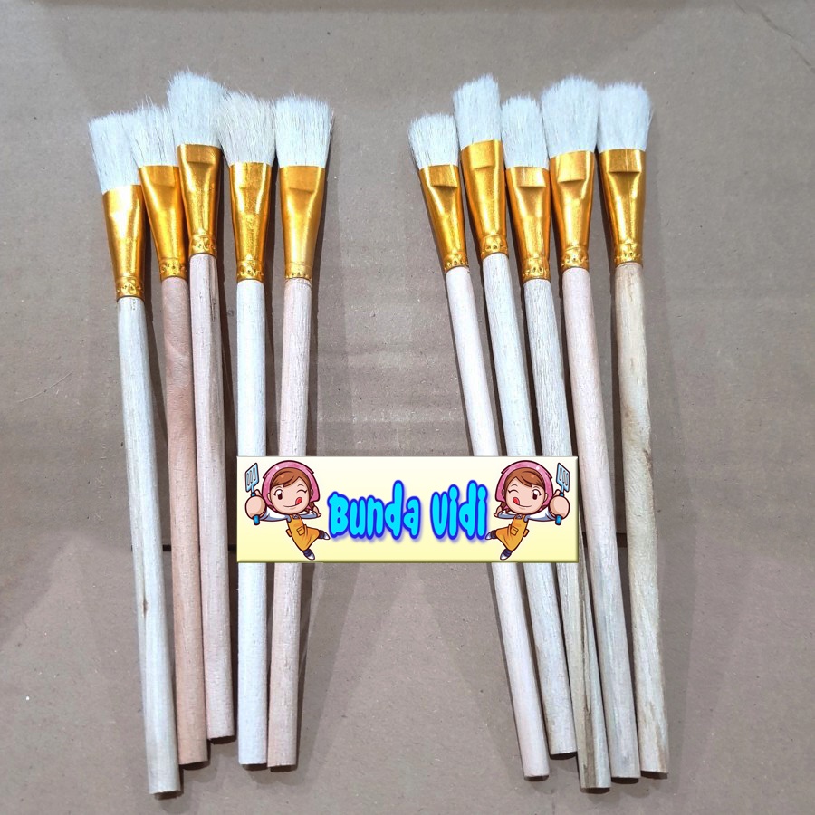 Kuas / Brush Olesan / oles Kue Kering | Kuas Nastar Mini / Kecil / Lembut Bulu Domba Dekorasi kue Ga