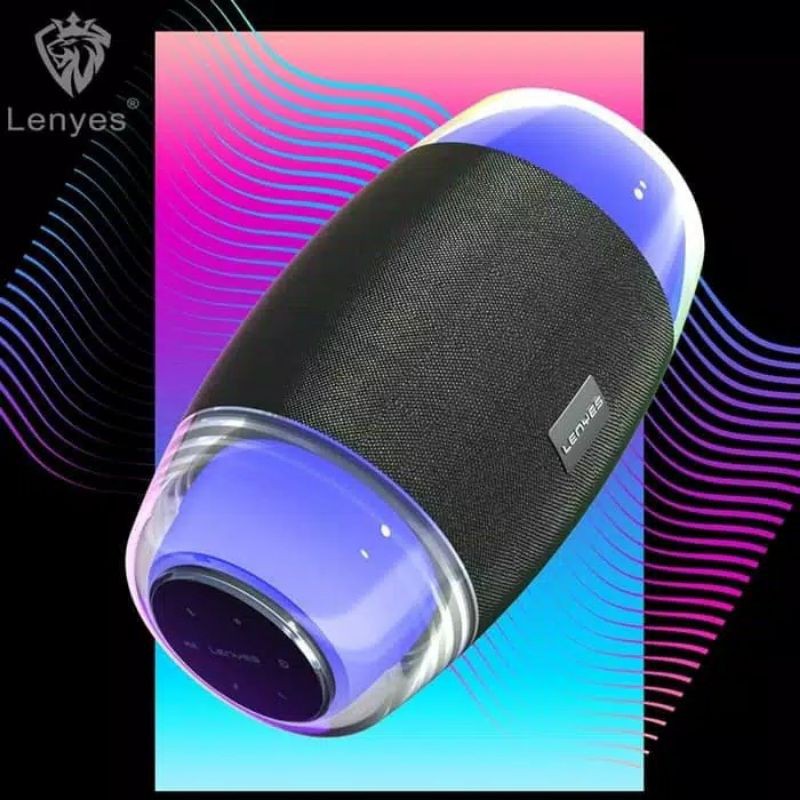 Lenyes Speaker Bluetooth S808 Fabric RGB Lamp