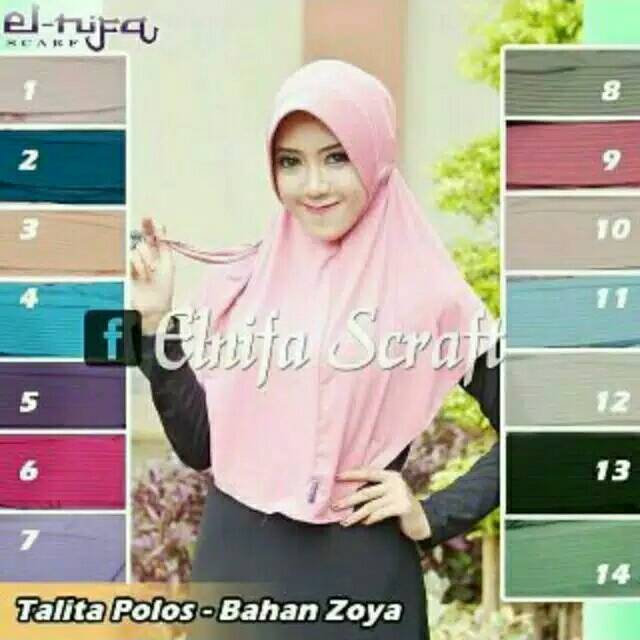 Jilbab serut ori elnifa