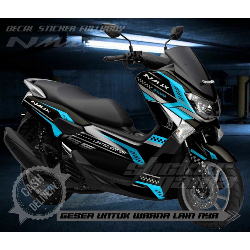 Stiker Decal NMAX Old Stiker Striping Full Body variasi sticker striping motor aksesoris motor custo