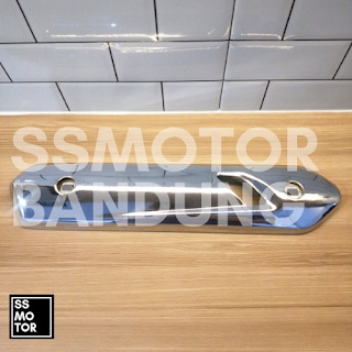 Tutup Tameng Knalpot Besi Vega ZR RR