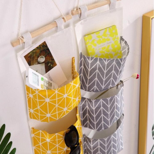 POUCH ORGANIZER STORAGE BAG GANTUNG 3 SEKAT / RAK GANTUNG TEMPAT PENYIMPANAN SERBAGUNA