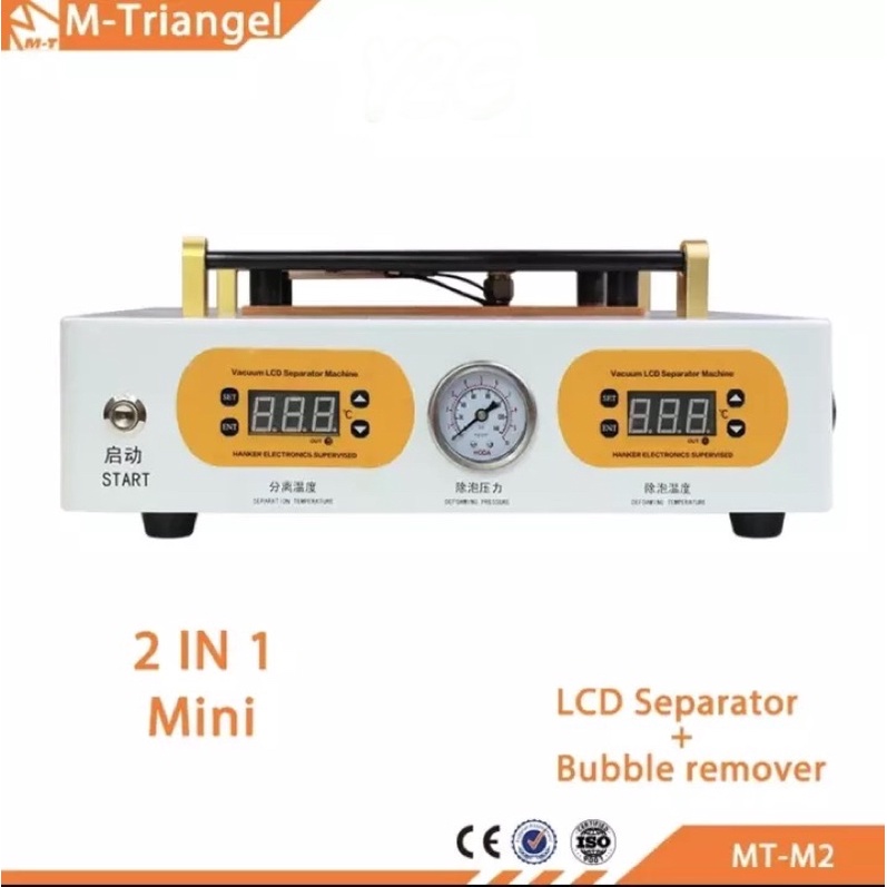 MESIN BUBBLE REMOVER + SEPARATOR 2IN1 M2 M-TRIANGLE / ALAT SERVIS HP