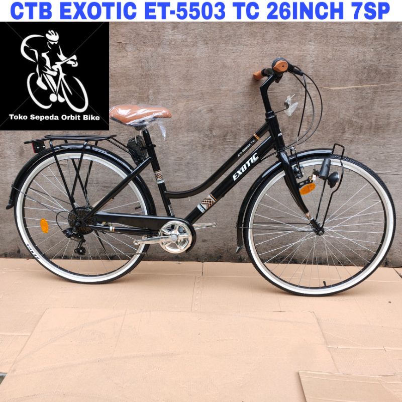 Sepeda Mini CTB Keranjang Exotic ET-5503 TC 26Inch 7Sp Hi-ten stell