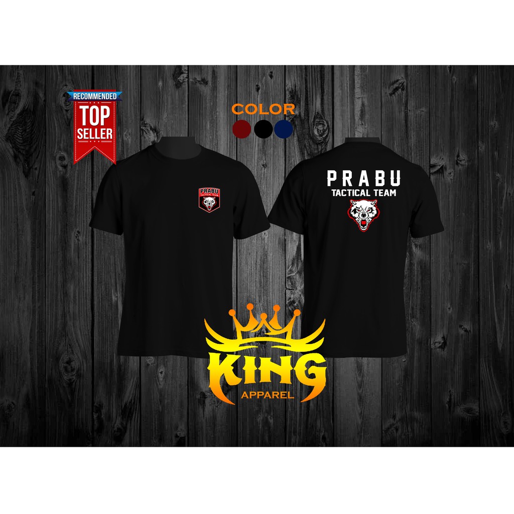 Kaos Baju PRABU TACTICAL TEAM Lengan Pendek