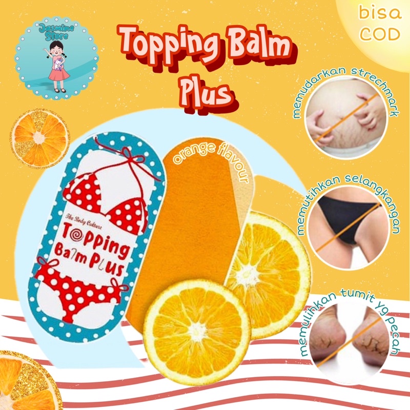 Topping Balm Plus Original by The Body Culture 30Gr/Pemutih Selangkang Ketiak Pantat/Toping Balm Plus Vitamin C