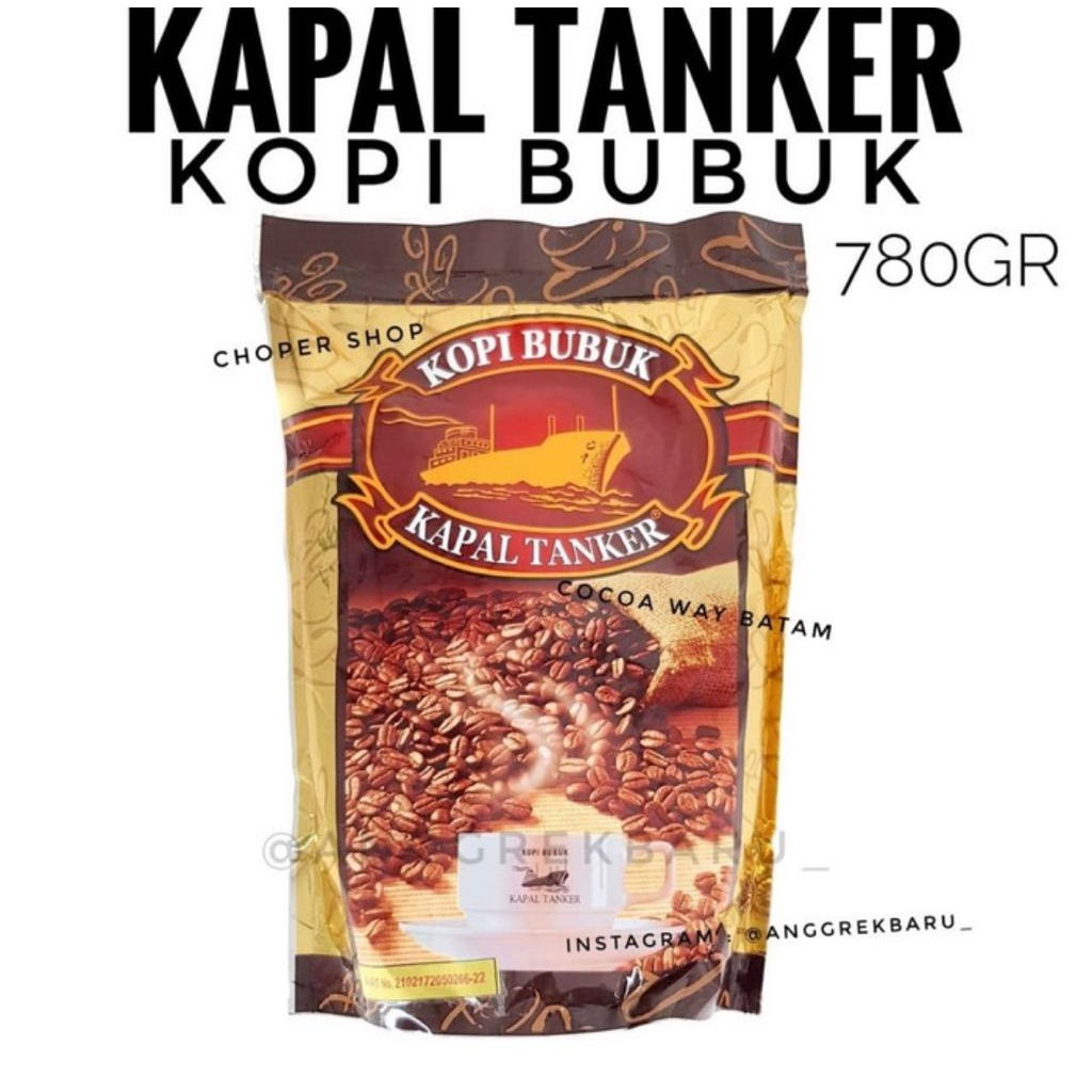 

Kopi Kapal Tanker Bubuk Kemasan Baru 780gram