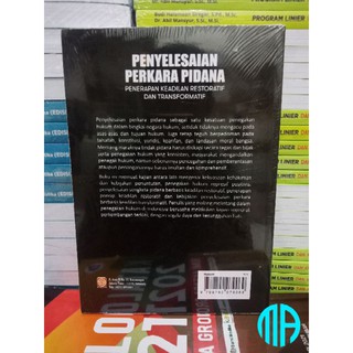 Jual Buku Penyelesaian Perkara Pidana Penerapan Keadilan Restoratif Dan ...