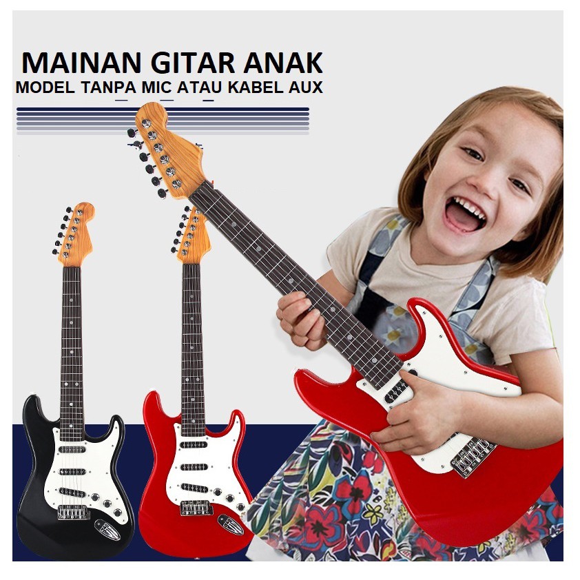 COD - MAINAN ANAK GITAR BASS ELEKTRIC / ELEKTRIK BELAJAR EDUKASI BELAJAR SEKOLAH