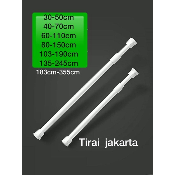 TIANG FLEKSIBEL GORDEN/ TIANG PINTU/ TIANG TIRAI KAMAR MANDI/ TIANG KOLONG DAPUR/ BATANG GORDEN/ tiang piaa ajaib / tongkat fleksibel/ tongkat kolong dapur/ tongkat pipa ajaib/ tongkat kamar mandi/ tongkat jemuran/ tongkat pintu tirai/ tongkat serba guna