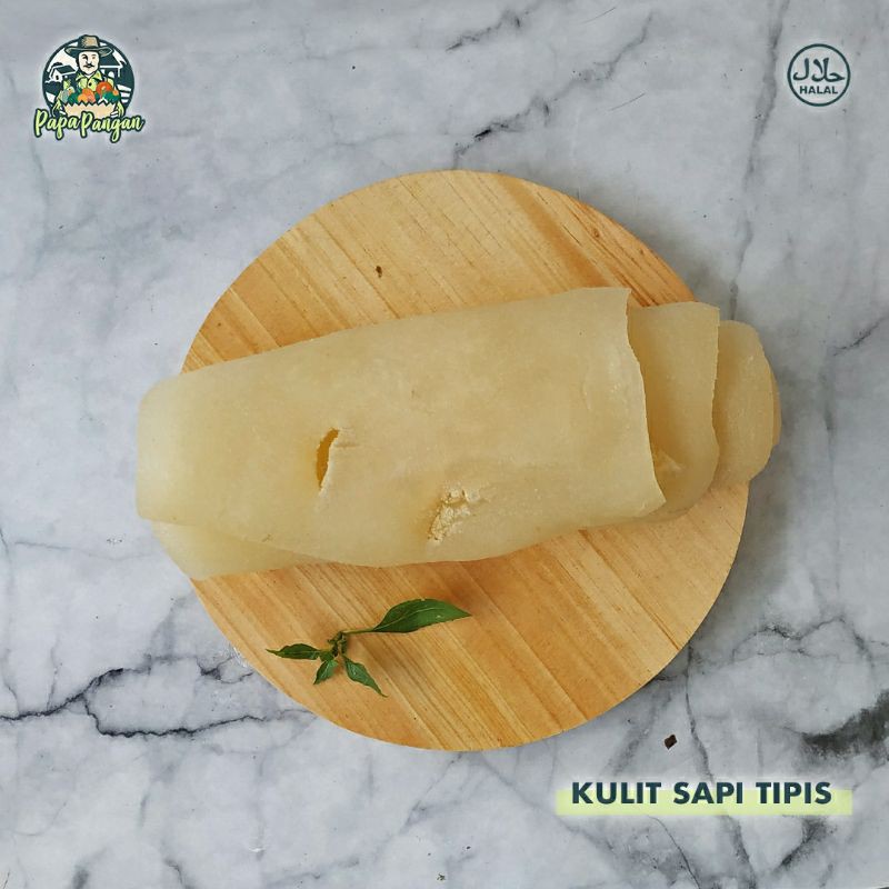 

Kulit Sapi Tipis | Kulit Sapi Tebal Bagian Kepala 250 Gram