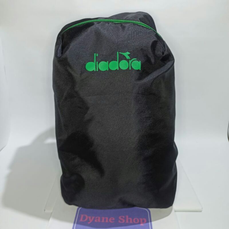 Diadora Shoes Bag Unisex Tas Sepatu BolaTas Sepatu Futsal Tas Sepatu Olahraga Pria /Wanita Hitam Log