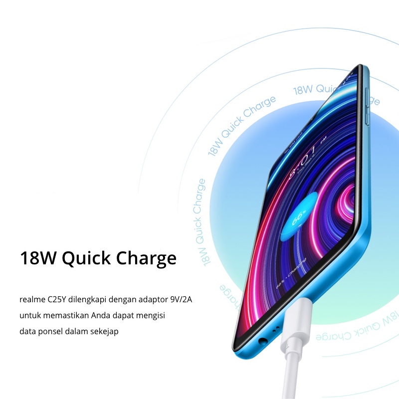 realme c25y 4/64 RAM 4GB ROM 64GB Garansi Resmi Original handphone realme murah HP realme c25 y baru 2021terbaru bisa cod bisa cicilan 0% bunga pinjaman Gratis ongkir 100%-5