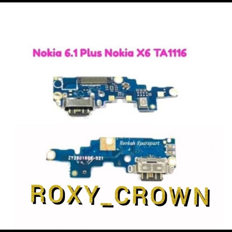 FLEXIBEL FLEXIBLE FLEKSIBEL KONEKTOR CHARGER CON CAS NOKIA 6.1 PLUS X6 /R_sh8